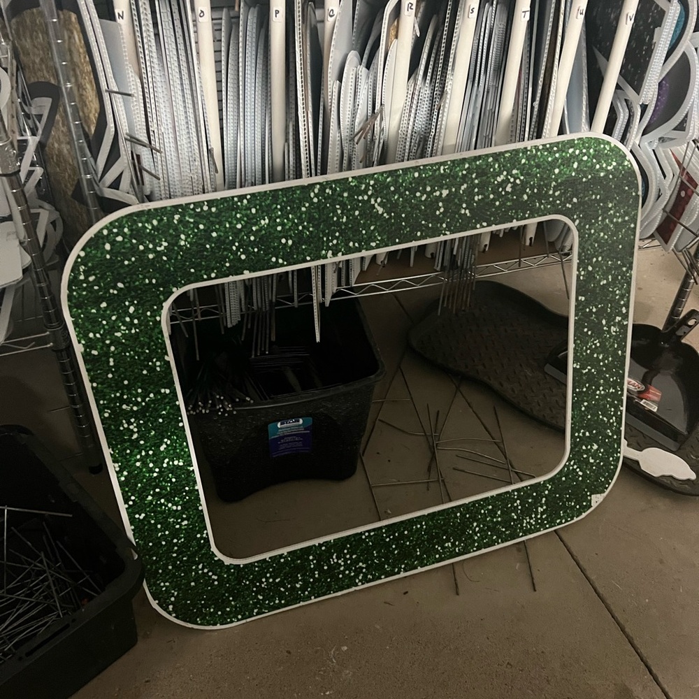 Emerald Sparkle Wall Mirror